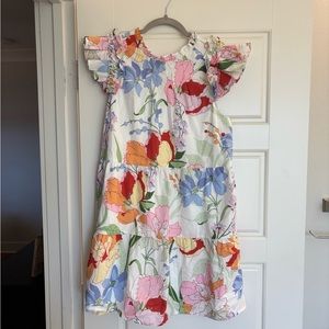 Floral Ruffled Tiered Midi Sundress